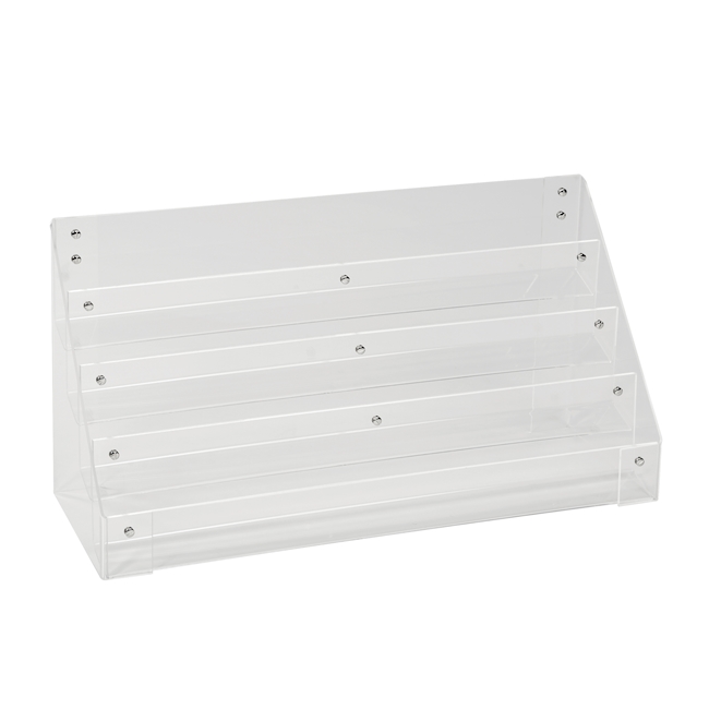 Card holder acrylic transparent 4-tier